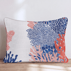 Totally Coral Throw Pillow - Hillcroft Home