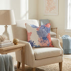 Totally Coral Throw Pillow - Hillcroft Home