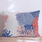 Totally Coral Throw Pillow - Hillcroft Home