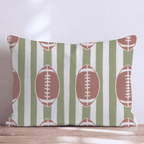 Touchdown Stripes Throw Pillow - Hillcroft Home