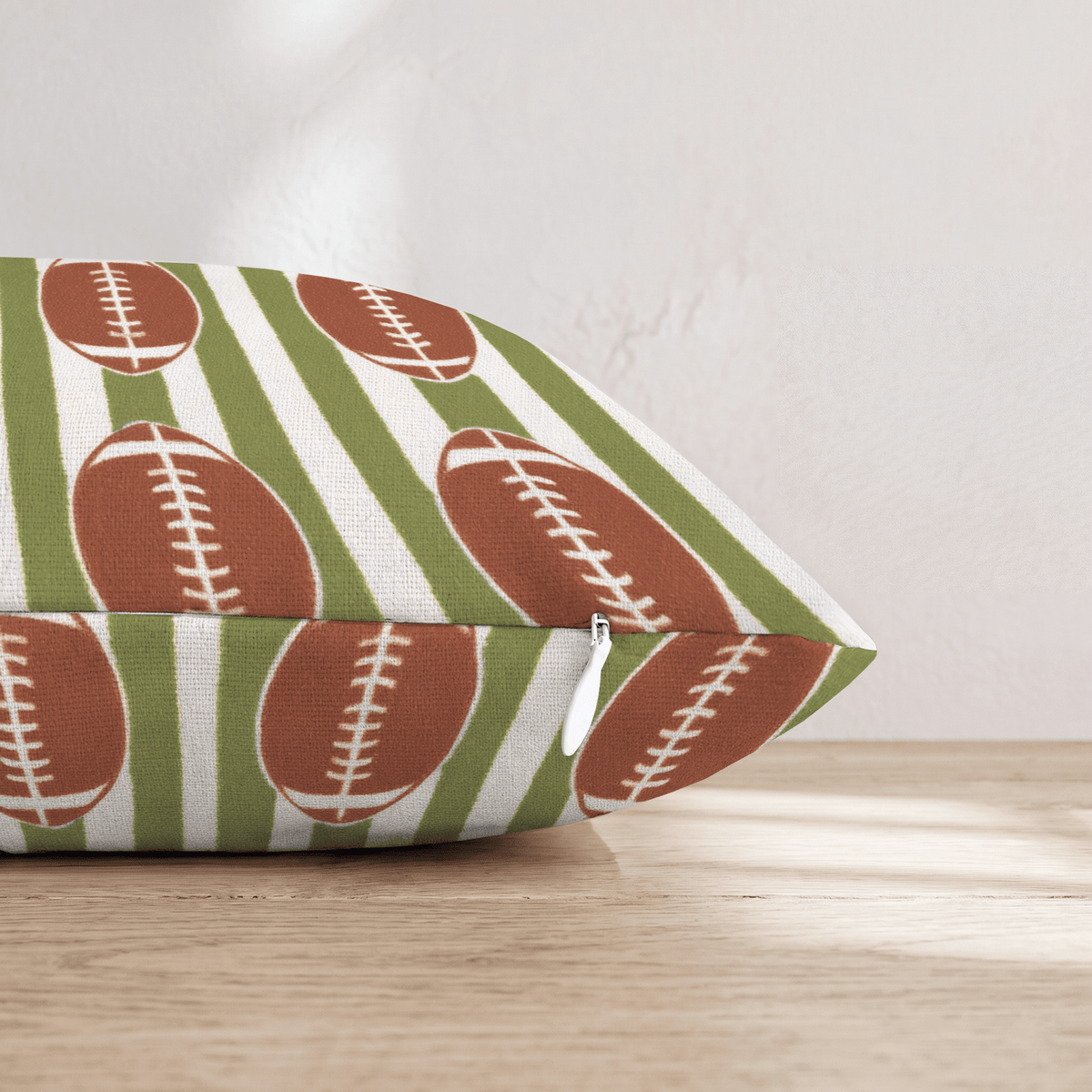 Touchdown Stripes Throw Pillow - Hillcroft Home