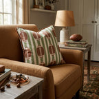 Touchdown Stripes Throw Pillow - Hillcroft Home