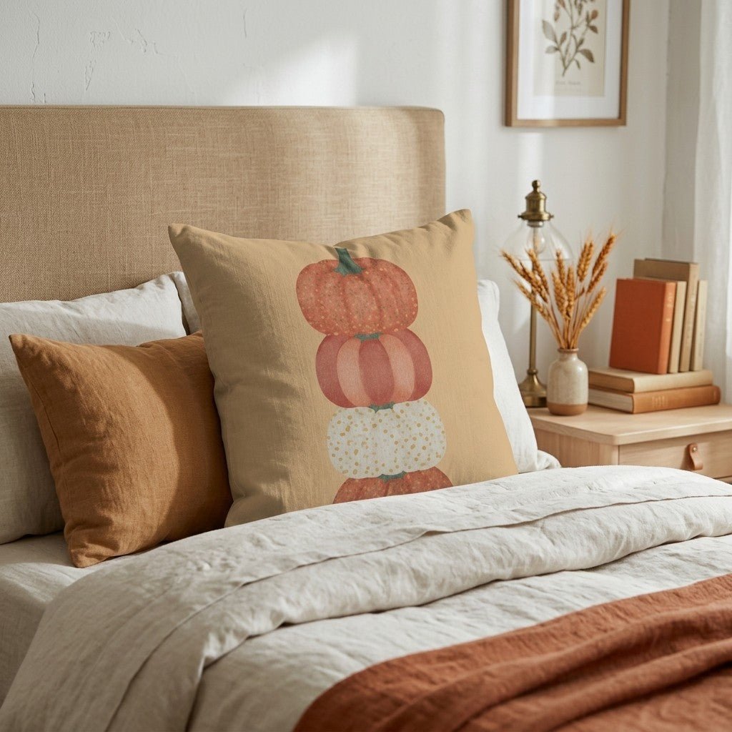 Tower of Gourds Throw Pillow - Hillcroft Home