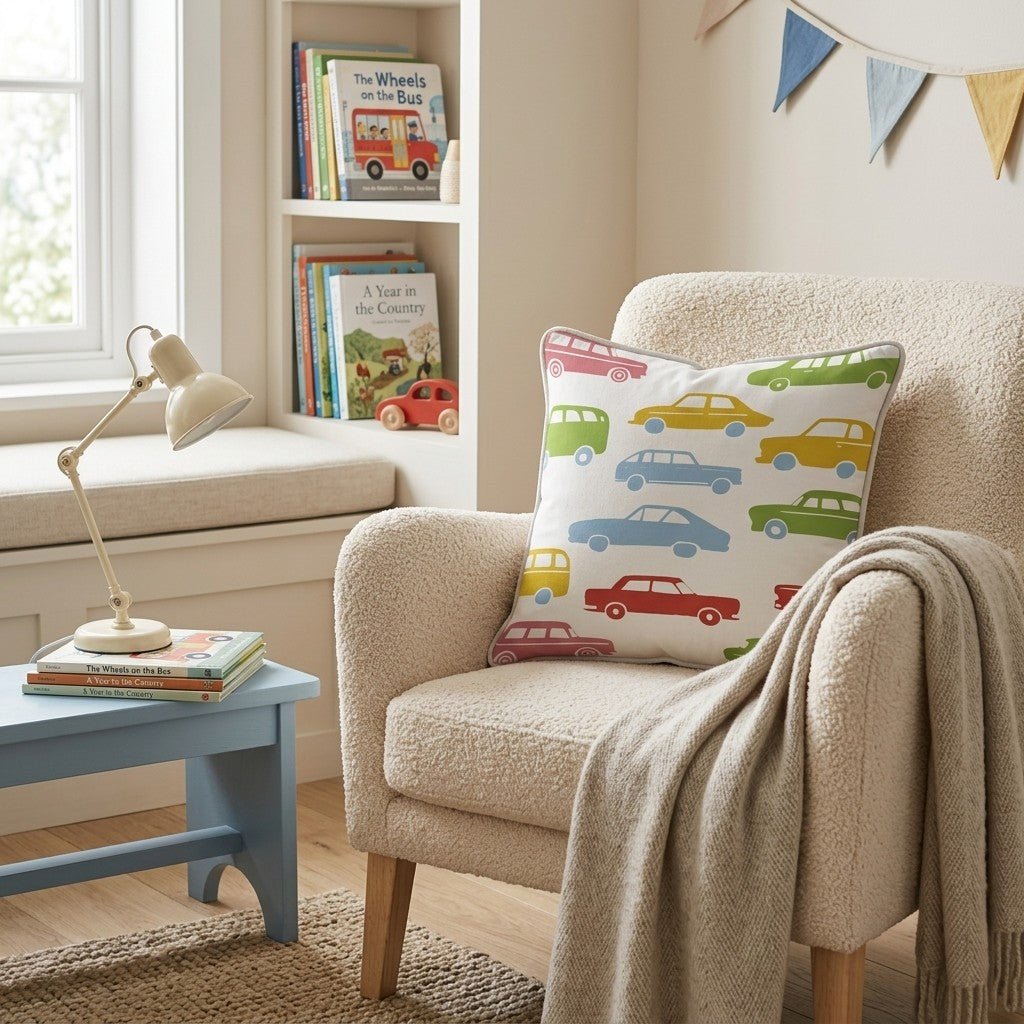 Traffic Jam Throw Pillow - Hillcroft Home
