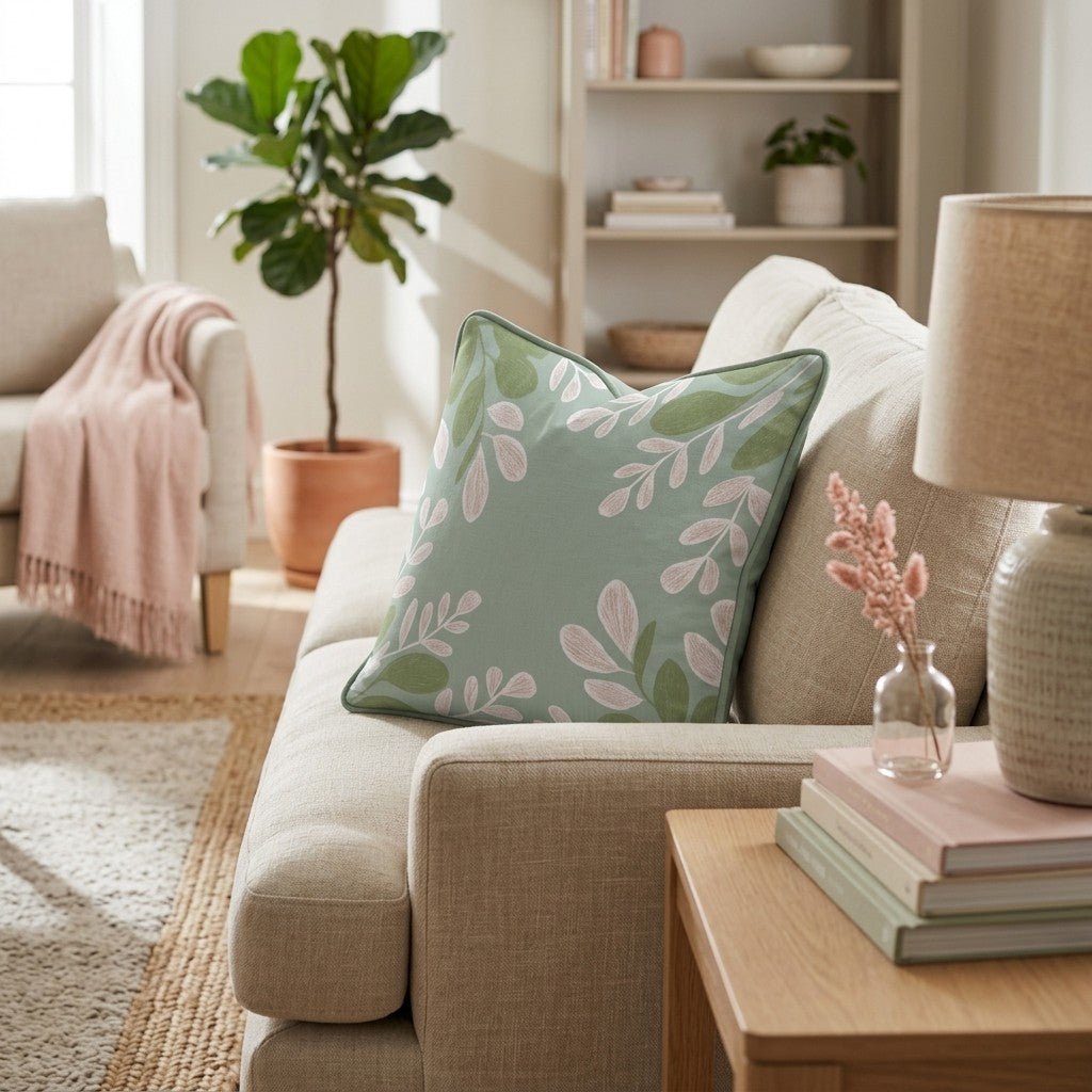 Trailing Vines Throw Pillow - Hillcroft Home