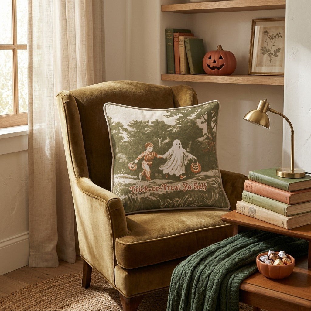 Treat Yo Self Throw Pillow - Hillcroft Home