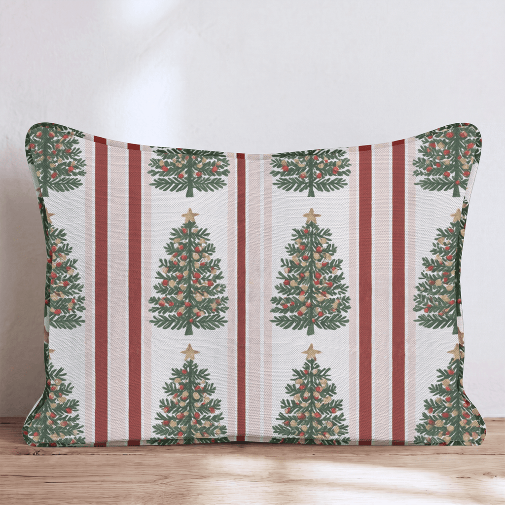 Tree-mendous Stripe Throw Pillow throw pillow - Hillcroft Home