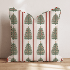 Tree-mendous Stripe Throw Pillow throw pillow - Hillcroft Home