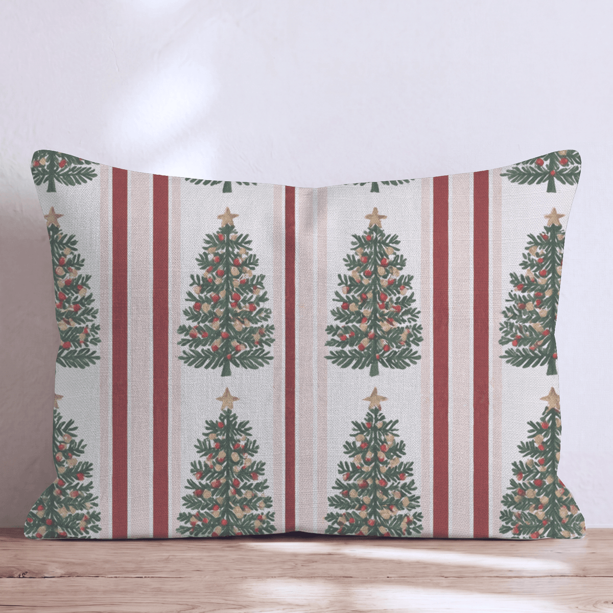 Tree-mendous Stripe Throw Pillow throw pillow - Hillcroft Home