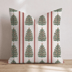 Tree-mendous Stripe Throw Pillow throw pillow - Hillcroft Home