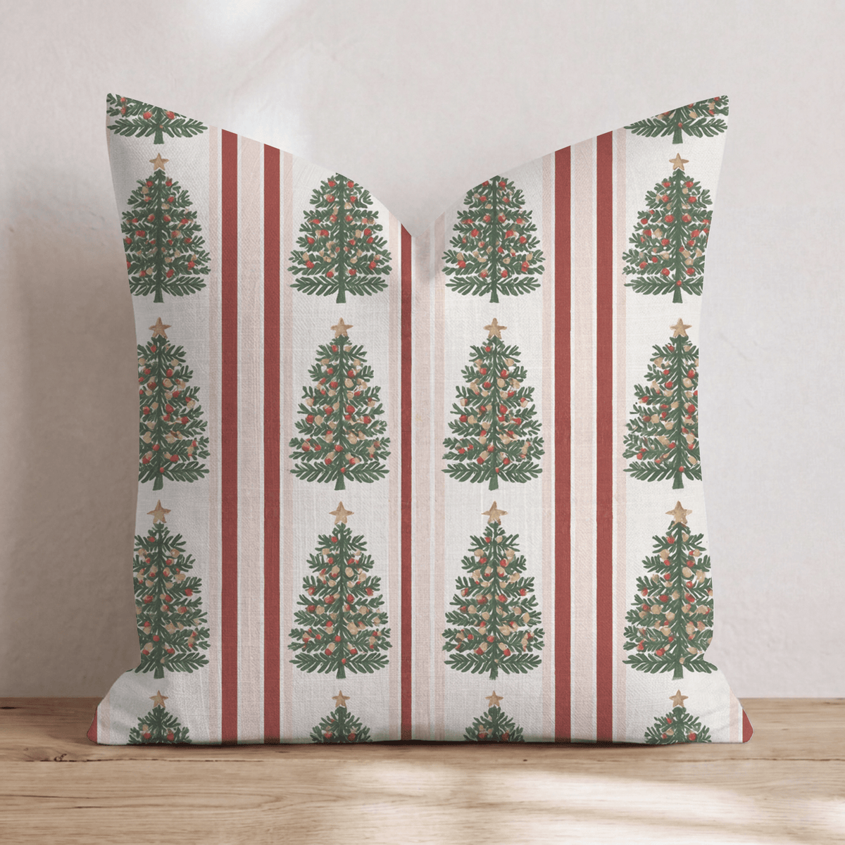 Tree-mendous Stripe Throw Pillow throw pillow - Hillcroft Home