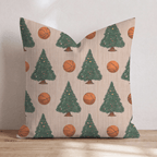 Trees and Threes Throw Pillow - Hillcroft Home