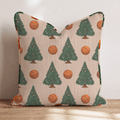 Trees and Threes Throw Pillow - Hillcroft Home