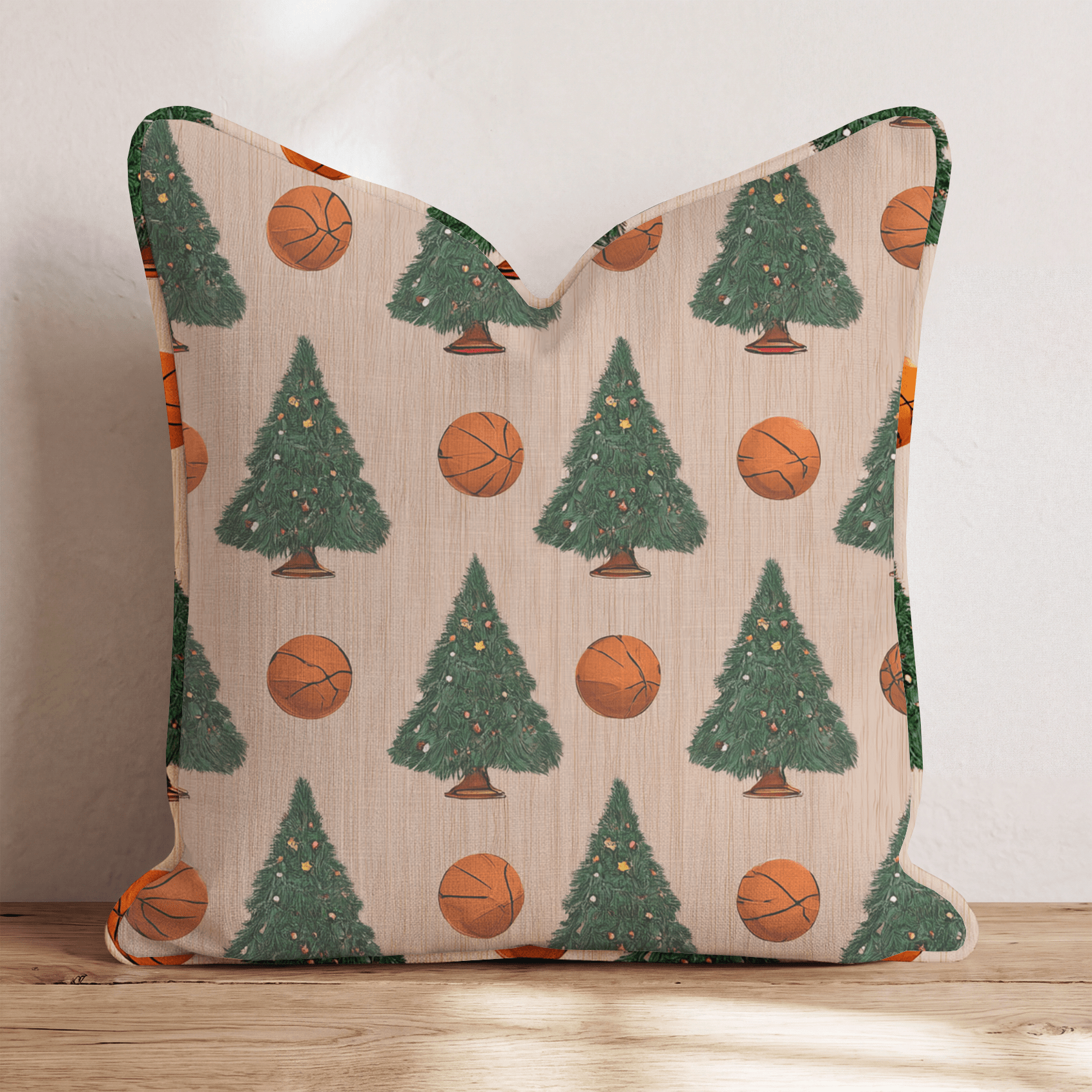 Trees and Threes Throw Pillow - Hillcroft Home