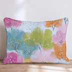 Trees in Bloom Throw Pillow - Hillcroft Home