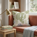 Triceratops Portrair Throw Pillow - Hillcroft Home