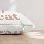 Trick Or Treat Blush Throw Pillow - Hillcroft Home