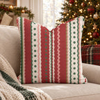 Trim the Tree Stripe Throw Pillow throw pillow - Hillcroft Home