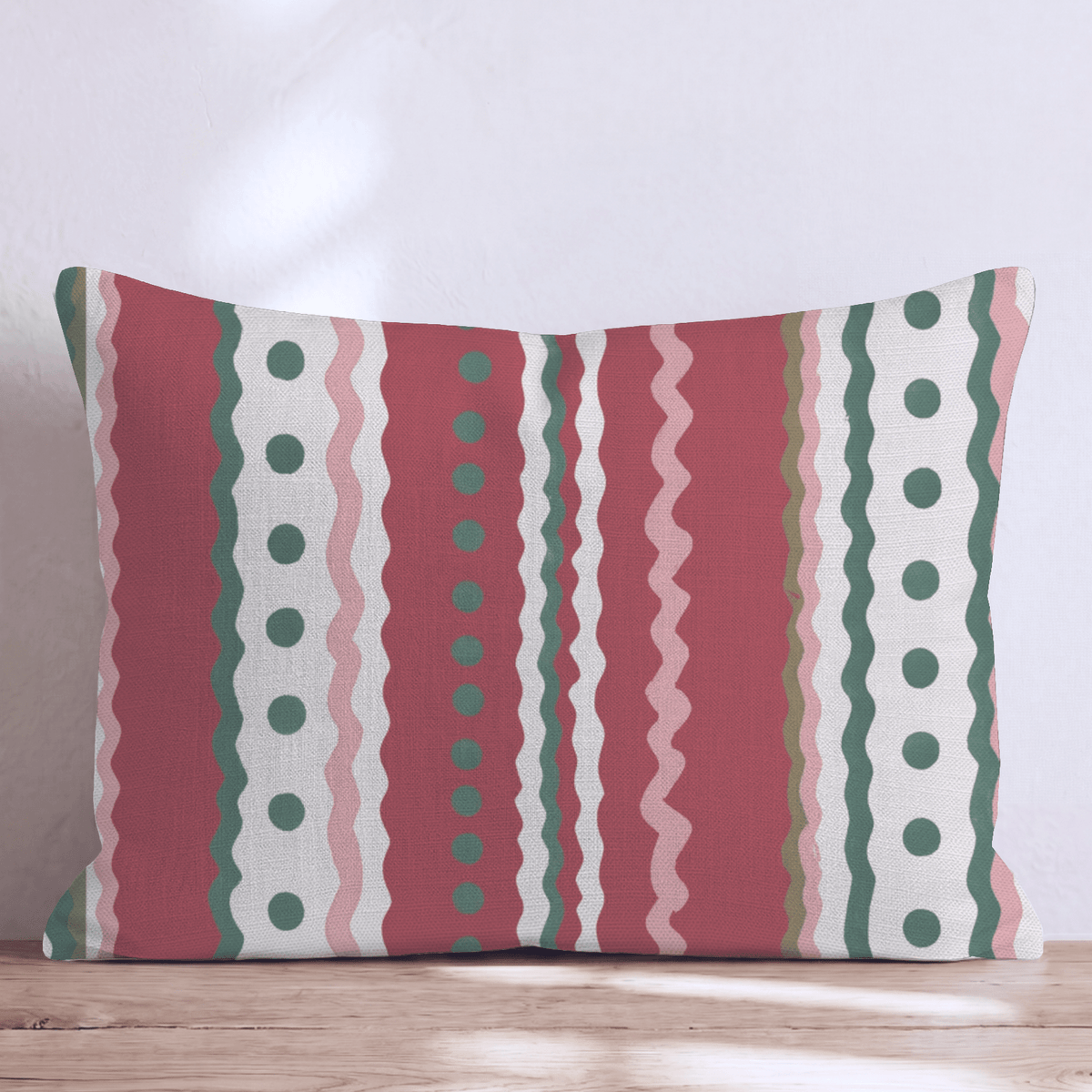 Trim the Tree Stripe Throw Pillow throw pillow - Hillcroft Home