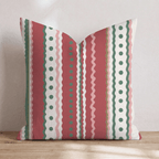Trim the Tree Stripe Throw Pillow throw pillow - Hillcroft Home