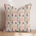 Trim with Bows Throw Pillow throw pillow - Hillcroft Home