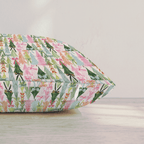 Trim with Bows Throw Pillow throw pillow - Hillcroft Home