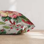 Tropical Floral Throw Pillow - Hillcroft Home