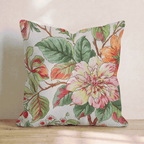 Tropical Floral Throw Pillow - Hillcroft Home
