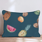 Tropical Fruit Scatter Throw Pillow - Hillcroft Home