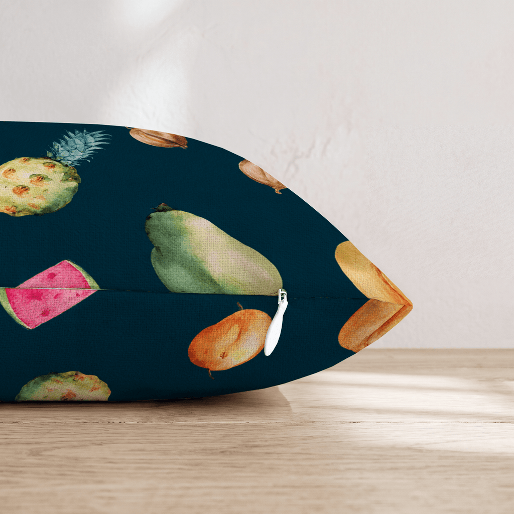 Tropical Fruit Scatter Throw Pillow - Hillcroft Home
