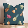 Tropical Fruit Scatter Throw Pillow - Hillcroft Home