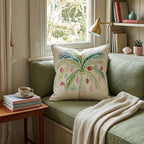 Tropical Ornament Palm Throw Pillow - Hillcroft Home