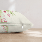 Tropical Ornament Palm Throw Pillow - Hillcroft Home