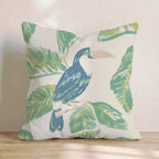 Tropical Tucan Throw Pillow - Hillcroft Home