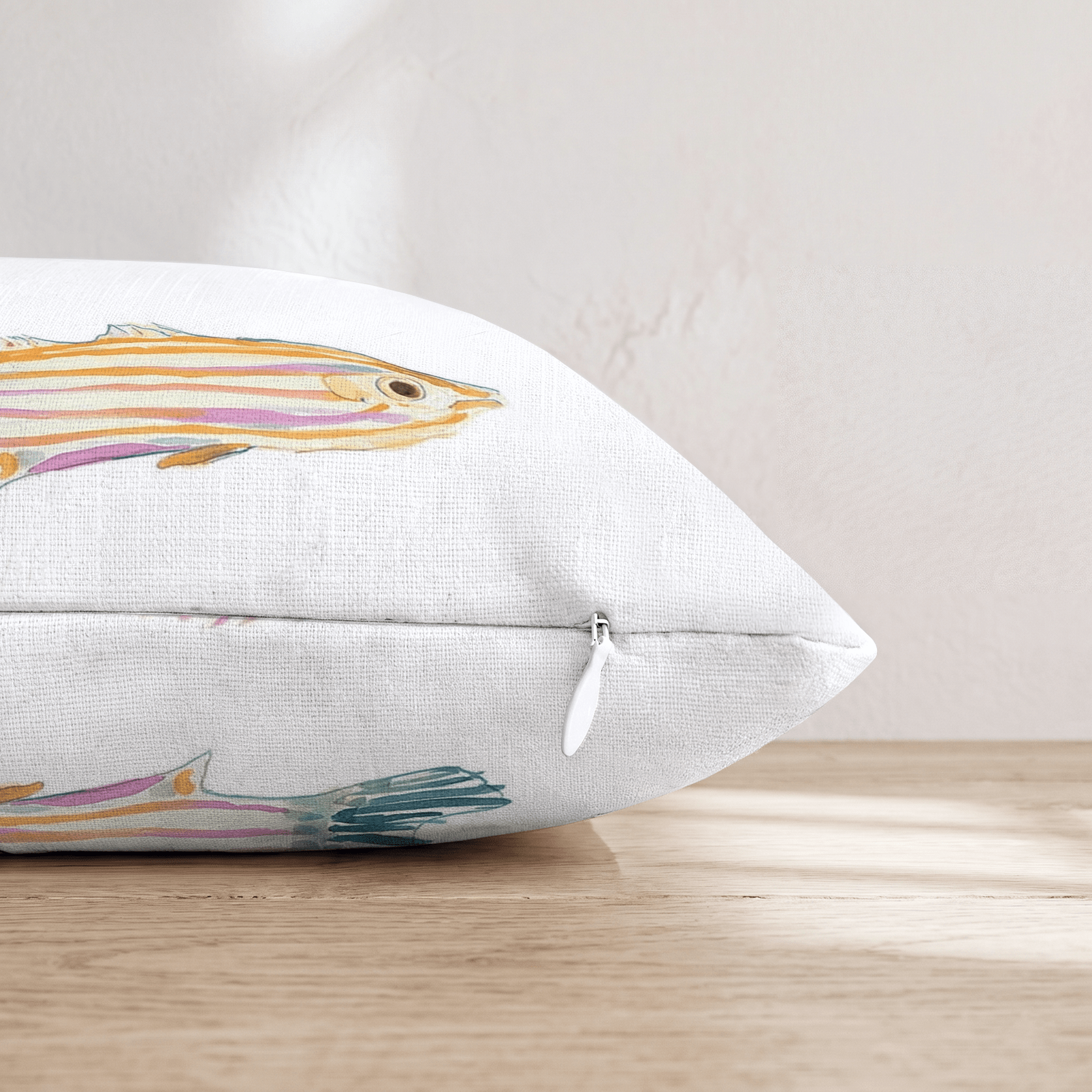 Tropical Water Fish Throw Pillow - Hillcroft Home
