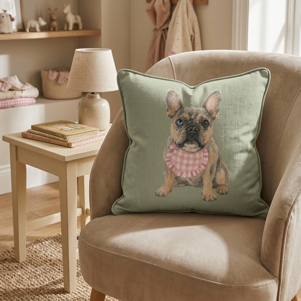 Truffles Pup Throw Pillow - Hillcroft Home