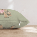 Truffles Pup Throw Pillow - Hillcroft Home