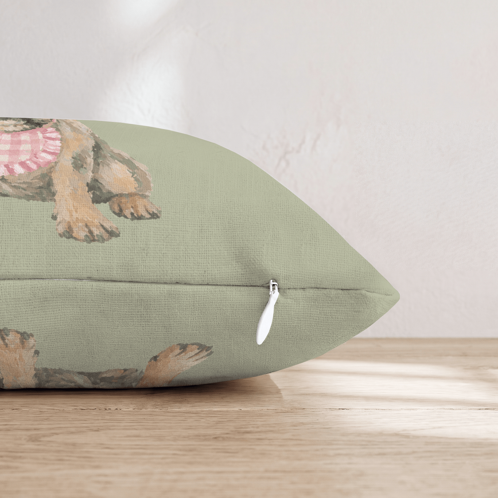 Truffles Pup Throw Pillow - Hillcroft Home