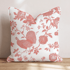 Turkey and Florals Throw Pillow - Hillcroft Home