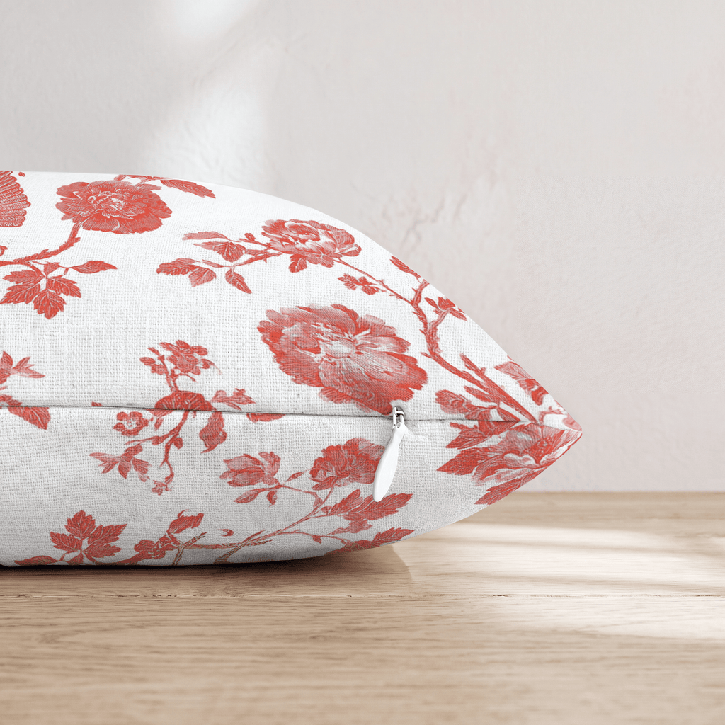 Turkey and Florals Throw Pillow - Hillcroft Home