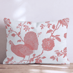 Turkey and Florals Throw Pillow - Hillcroft Home