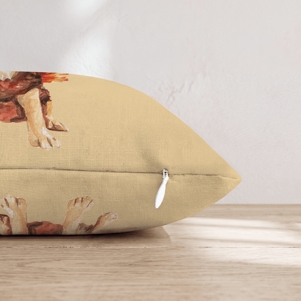 Turkey Day Golden Retriever Throw Pillow - Hillcroft Home