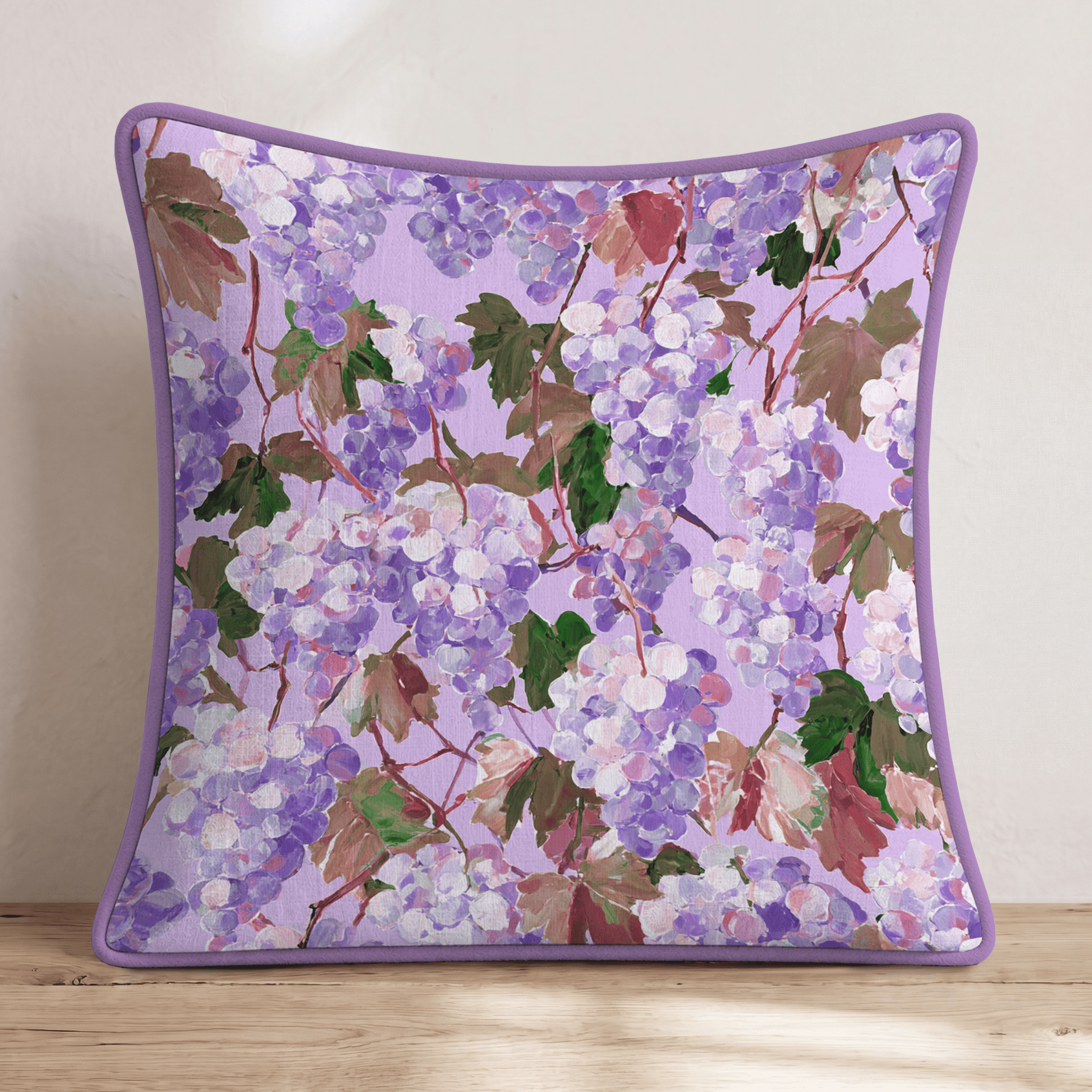 Tuscan Vines Throw Pillow - Hillcroft Home