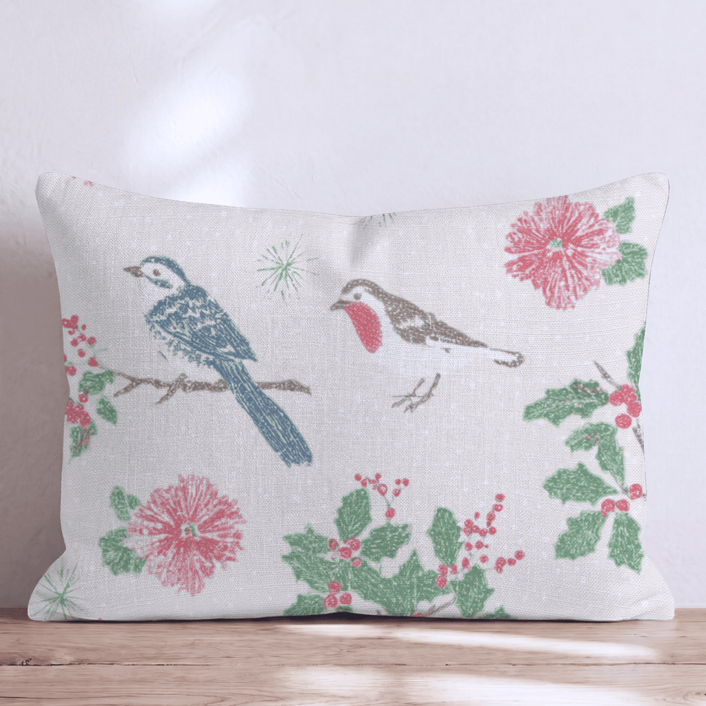 Tweet the Halls Throw Pillow - Hillcroft Home