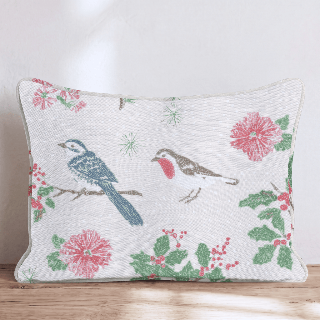 Tweet the Halls Throw Pillow - Hillcroft Home
