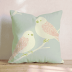 Tweet Tweet Throw Pillow - Hillcroft Home