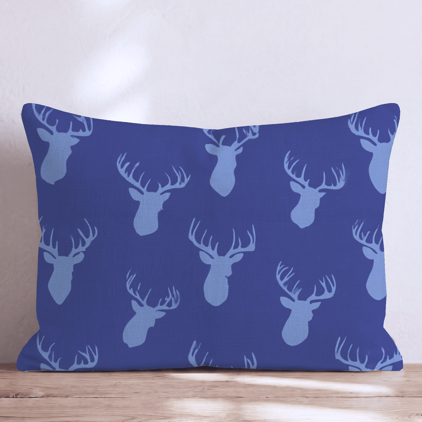 Twilight Antlers Throw Pillow - Hillcroft Home
