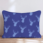 Twilight Antlers Throw Pillow - Hillcroft Home