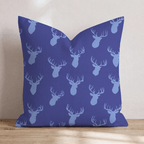 Twilight Antlers Throw Pillow - Hillcroft Home
