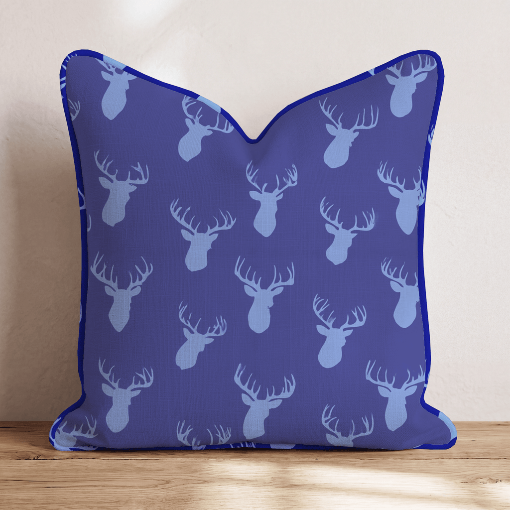 Twilight Antlers Throw Pillow - Hillcroft Home